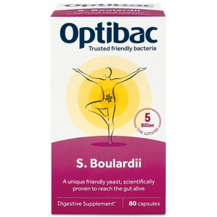 Пробиотик Буларди Сахаромицеты для Поддержания Микрофлоры Кишечника Optibac S. Boulardii