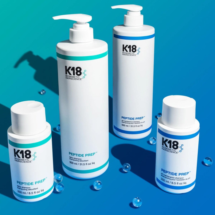 Детокс-Шампунь с Пептидом K18Peptide K18 Biomimetic Hairscience Peptide Prep Detox Shampoo