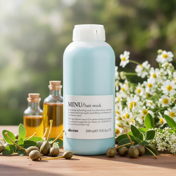 Восстанавливающая Маска для Окрашенных Волос Davines Minu Hair Mask