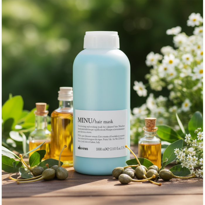 Восстанавливающая Маска для Окрашенных Волос Davines Minu Hair Mask