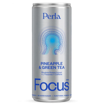 Функциональный Напиток со Вкусом Ананаса и Зеленого Чая Perla Helsa Focus Drink Pineapple & Green Tea