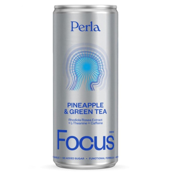 Функциональный Напиток со Вкусом Ананаса и Зеленого Чая Perla Helsa Focus Drink Pineapple & Green Tea