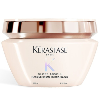Кремова Маска для Розгладжування Товстого, Неслухняного Волосся Kerastase Gloss Absolu Masque Creme Hydra-Glaze