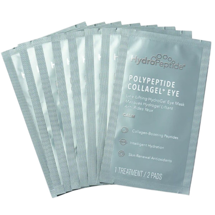 Гидрогелевые Маски-Патчи от Морщин для Зоны Вокруг Глаз HydroPeptide PolyPeptide Collagel + Eye Mask for Eyes