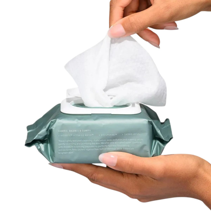 Очищающие Салфетки для Лица HydroPeptide HydroActive Cleanse Micellar Facial Cloths