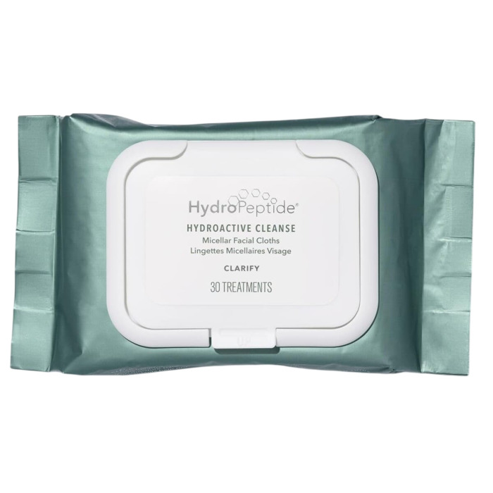 Очищающие Салфетки для Лица HydroPeptide HydroActive Cleanse Micellar Facial Cloths