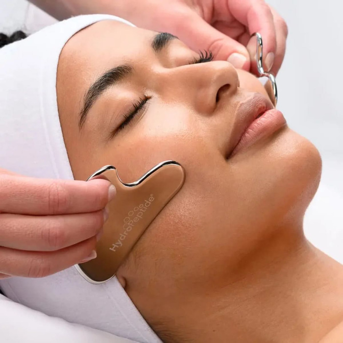 Скребок Гуаша для Массажа из Медицинской Стали HydroPeptide Stainless Steel Gua Sha