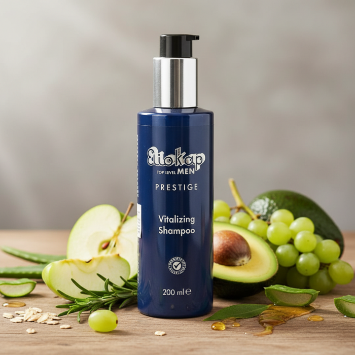 Питательный Шампунь для Тонких Мужских Волос Eliokap Top Level Men Prestige Vitalizing Shampoo