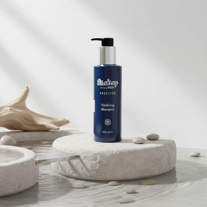 Питательный Шампунь для Тонких Мужских Волос Eliokap Top Level Men Prestige Vitalizing Shampoo