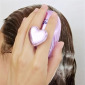 Компактная Массажная Щетка для Волос и Кожи Головы S-Heart-S Scalp Brush Parfaite Purple