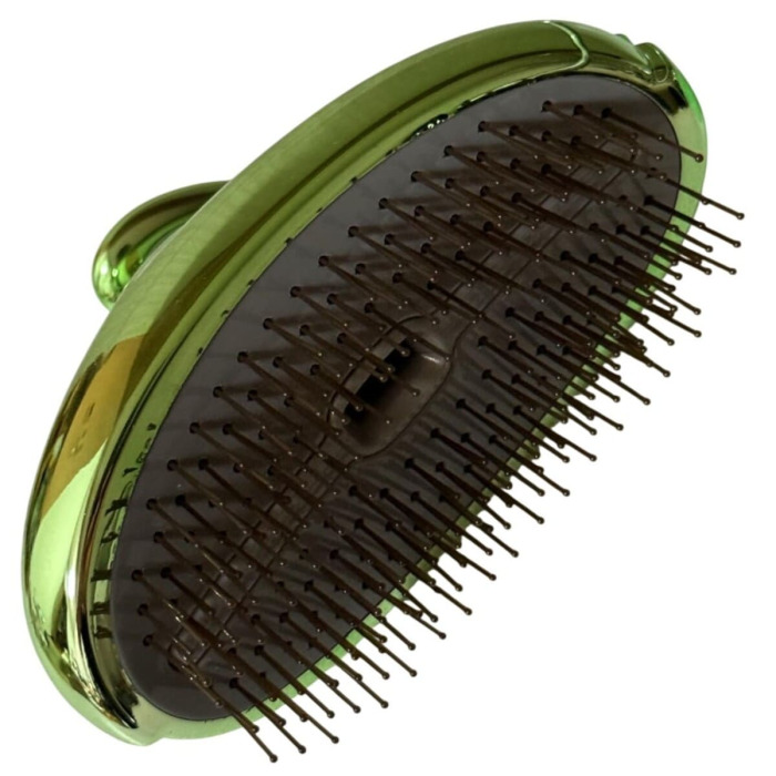 Компактная Массажная Щетка для Волос и Кожи Головы S-Heart-S Scalp Brush Parfaite Green