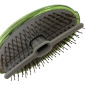 Компактная Массажная Щетка для Волос и Кожи Головы S-Heart-S Scalp Brush Parfaite Green