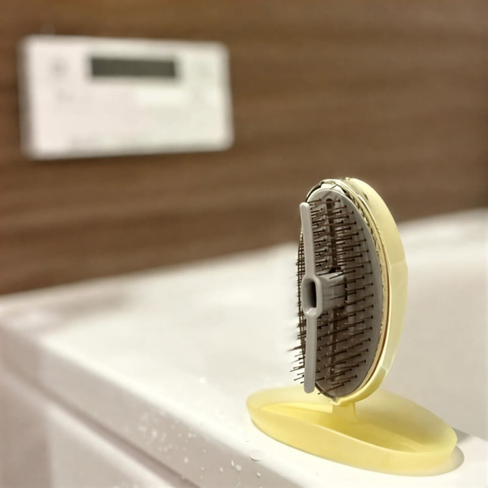 Компактная Массажная Щетка для Волос и Кожи Головы S-Heart-S Scalp Brush Parfaite Yellow