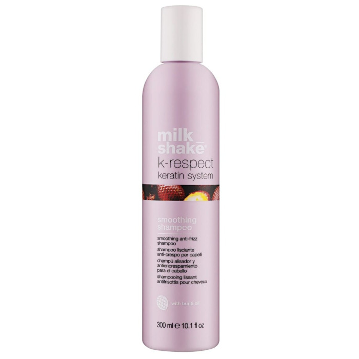 Кератиновая Система, Разглаживающий Шампунь для Волос Milk Shake K-Respect Keratin-System Smoothing Shampoo