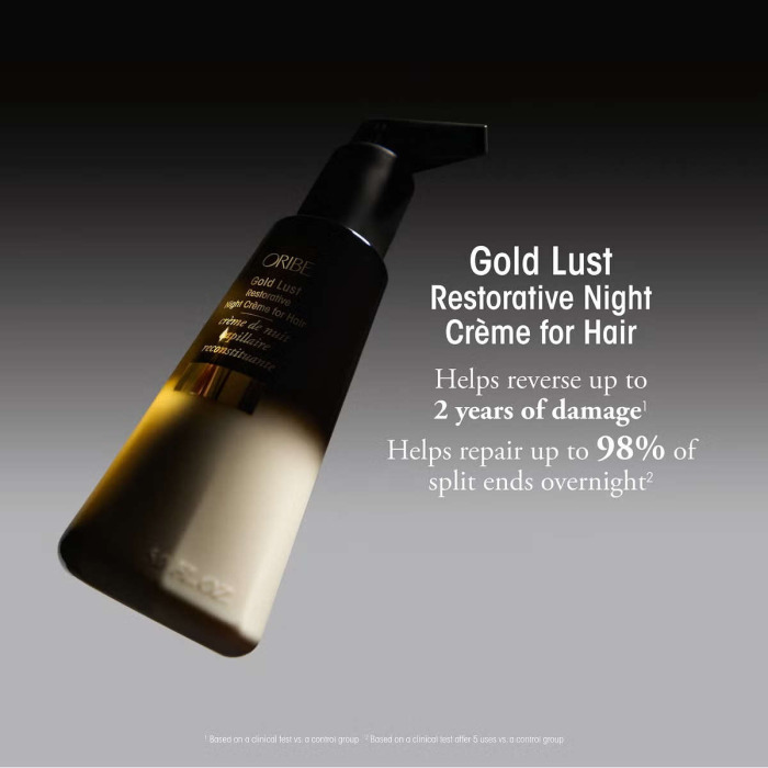 Ночной Восстанавливающий Крем для Волос «Роскошь Золота» Oribe Gold Lust Restorative Night Creme For Hair