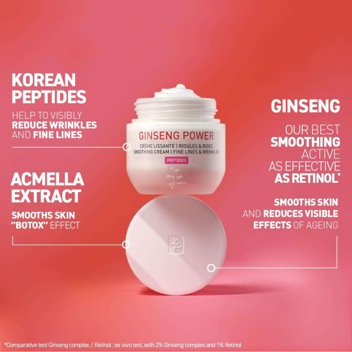 Разглаживающий Крем для Лица Erborian Ginseng Power Peptides Smoothing Cream