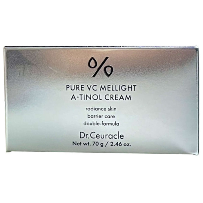 Двойной Крем с Витамином C, Ретинолом и Керамидами Dr. Ceuracle Pure Vc Mellight A-Tinol Cream