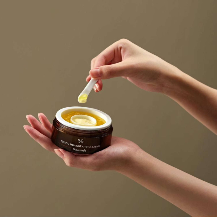 Двойной Крем с Витамином C, Ретинолом и Керамидами Dr. Ceuracle Pure Vc Mellight A-Tinol Cream