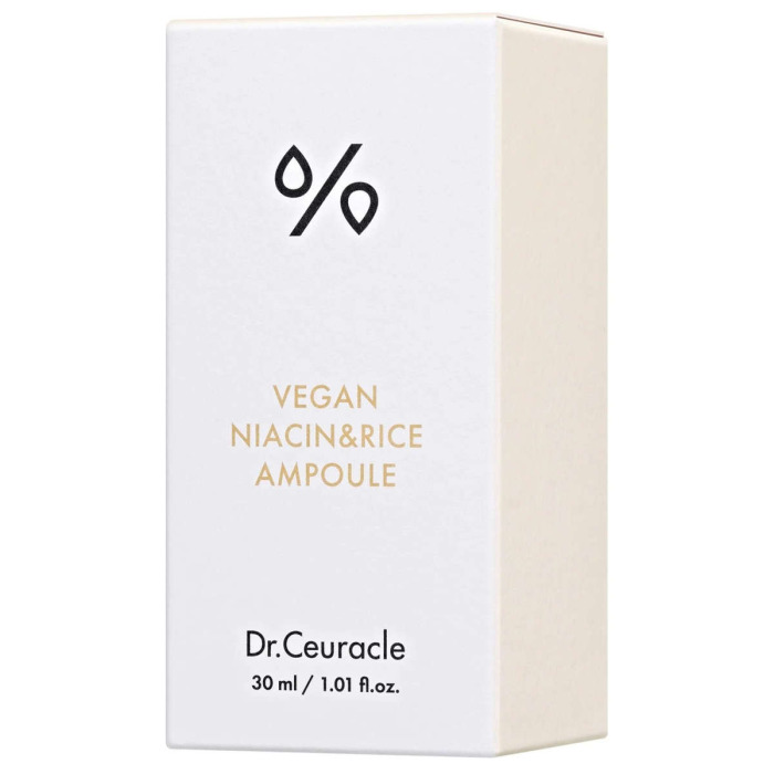 Ампульная Сыворотка для Выравнивания Тона с Ниацинамидом и Экстрактом Риса Dr. Ceuracle Vegan Niacin & Rice Ampoule