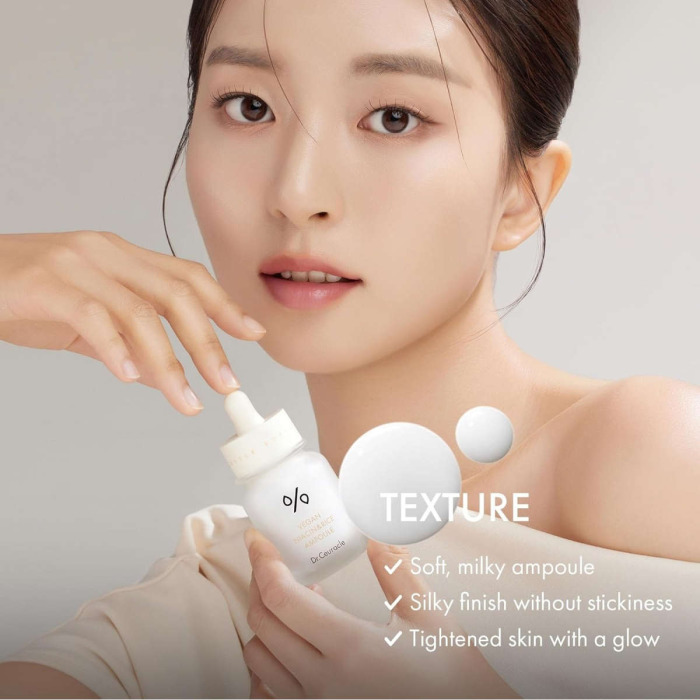 Ампульная Сыворотка для Выравнивания Тона с Ниацинамидом и Экстрактом Риса Dr. Ceuracle Vegan Niacin & Rice Ampoule