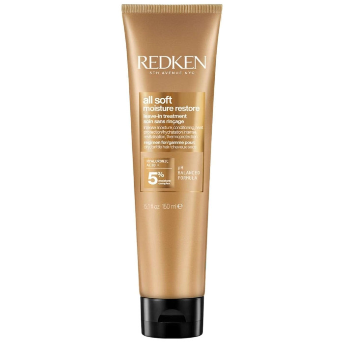 Увлажняющий Термозащитный Крем для Сухих и Ломких Волос Redken All Soft Moisture Restore Leave-In Treatment