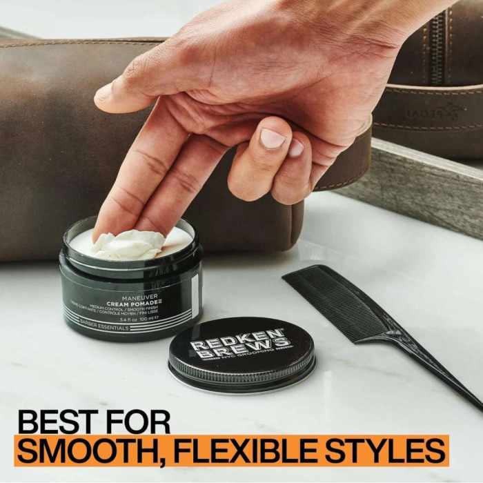 Помада-Крем для Укладок с Натуральной Текстурой Redken Brews Maneuver Cream Pomade