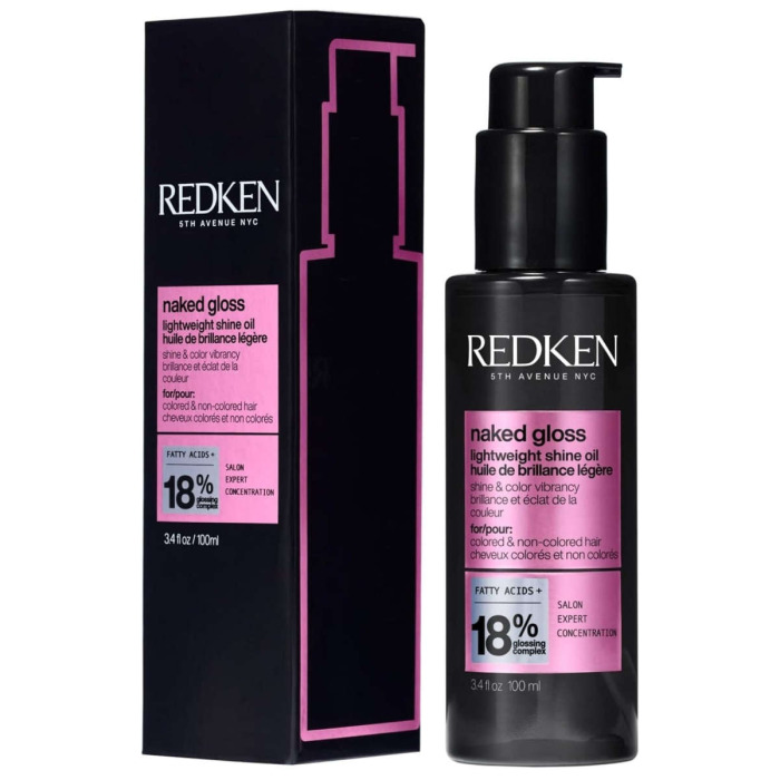 Масло для Защиты Цвета и Сияния Окрашенных Волос Redken Naked Gloss Lightweight Shine Oil