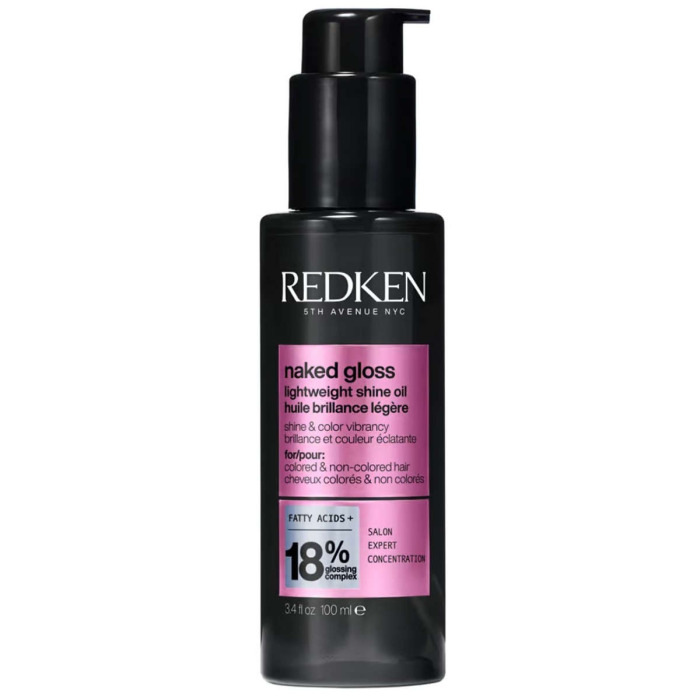 Масло для Защиты Цвета и Сияния Окрашенных Волос Redken Naked Gloss Lightweight Shine Oil