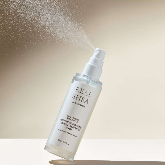 Термозащитный Спрей для Волос с Протеинами Rated Green Real Shea Protein Recharging Leave-in Treatment Spray