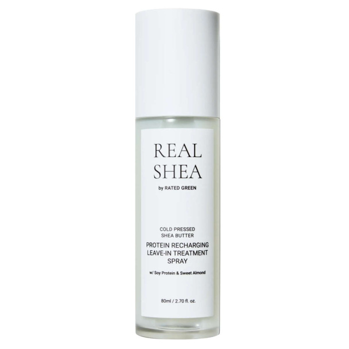 Термозащитный Спрей для Волос с Протеинами Rated Green Real Shea Protein Recharging Leave-in Treatment Spray