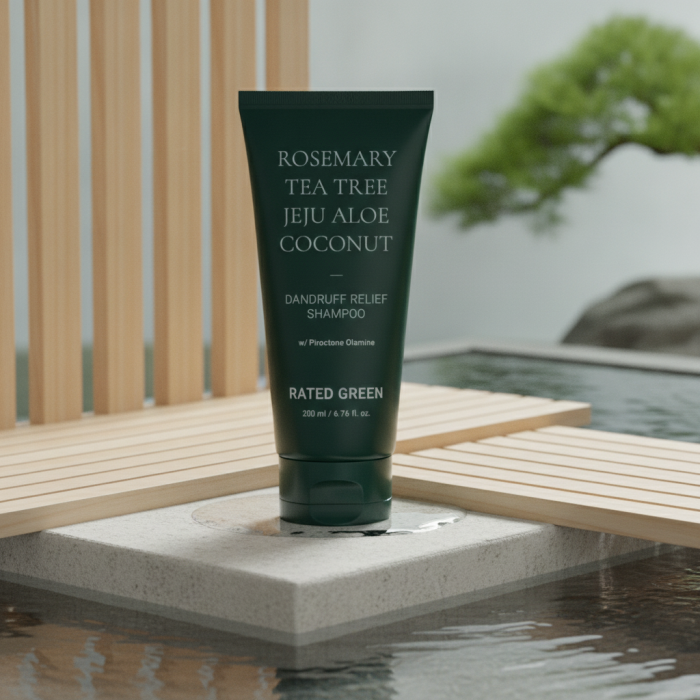 Шампунь Против Перхоти Rated Green Rosemary Tea Tree Jeju Aloe Coconut Dandruff Relief Shampoo