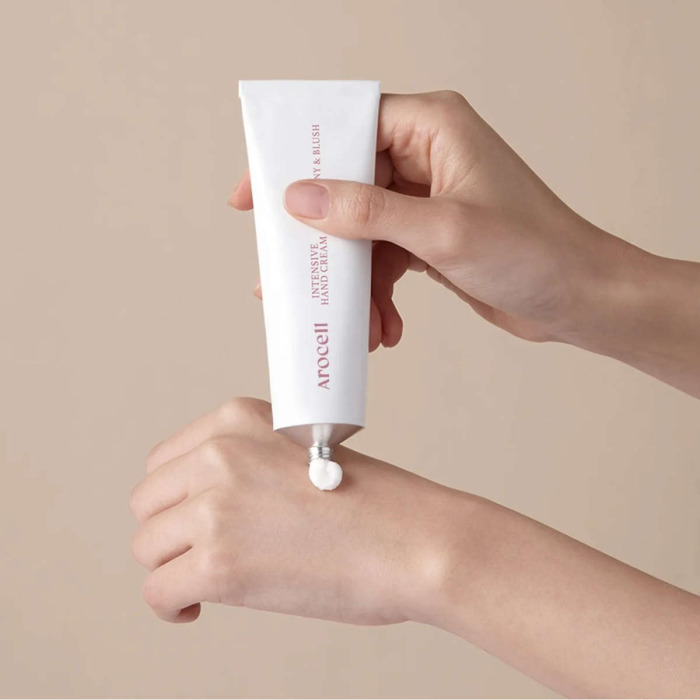 Антивозрастной Крем для Рук с Глубоким Увлажнением AROCELL Intensive Hand Cream 01 Peony & Blush