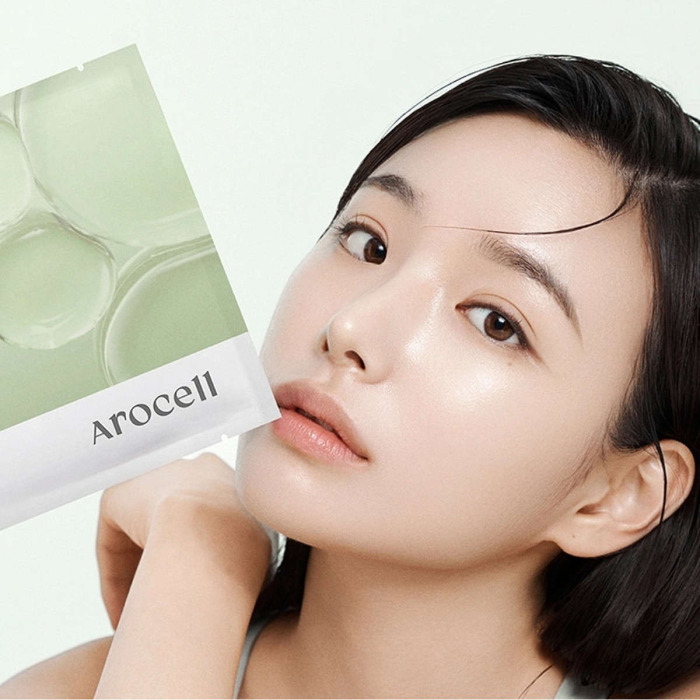 Восстанавливающая Гидрогелевая Маска с Экзосомами Центеллы и Пантенолом AROCELL Cica Repair Panthenol Gel Mask