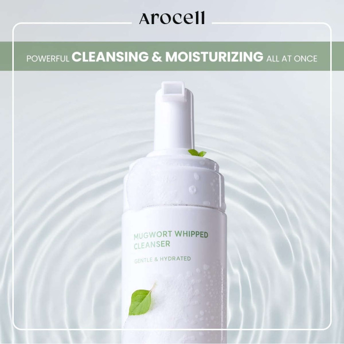 Очищающая Пенка с Полынью AROCELL Mugwort Whipped Cleanser