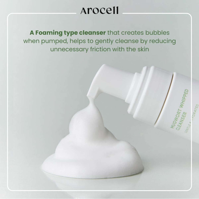 Очищающая Пенка с Полынью AROCELL Mugwort Whipped Cleanser