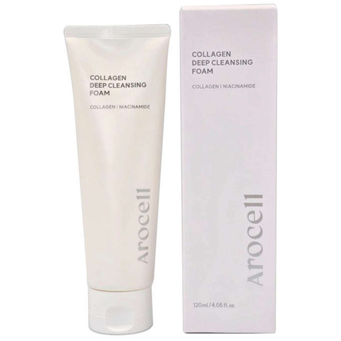 Пенка для Глубокого Очищения Кожи с Коллагеном AROCELL Collagen Deep Cleansing Foam