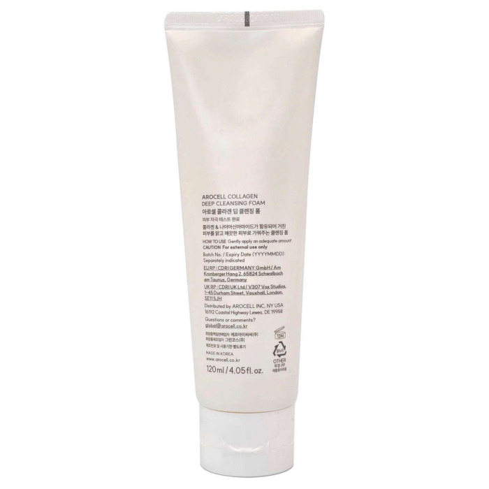 Пенка для Глубокого Очищения Кожи с Коллагеном AROCELL Collagen Deep Cleansing Foam