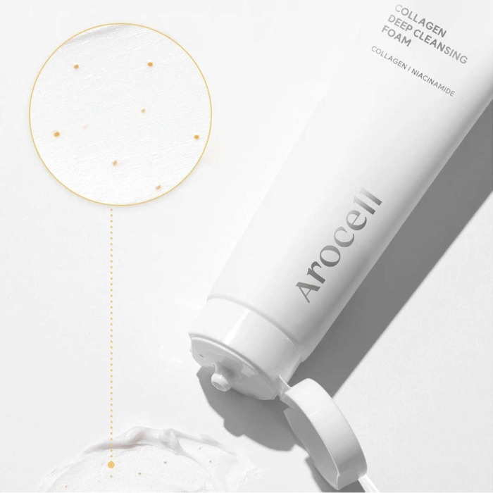 Пенка для Глубокого Очищения Кожи с Коллагеном AROCELL Collagen Deep Cleansing Foam