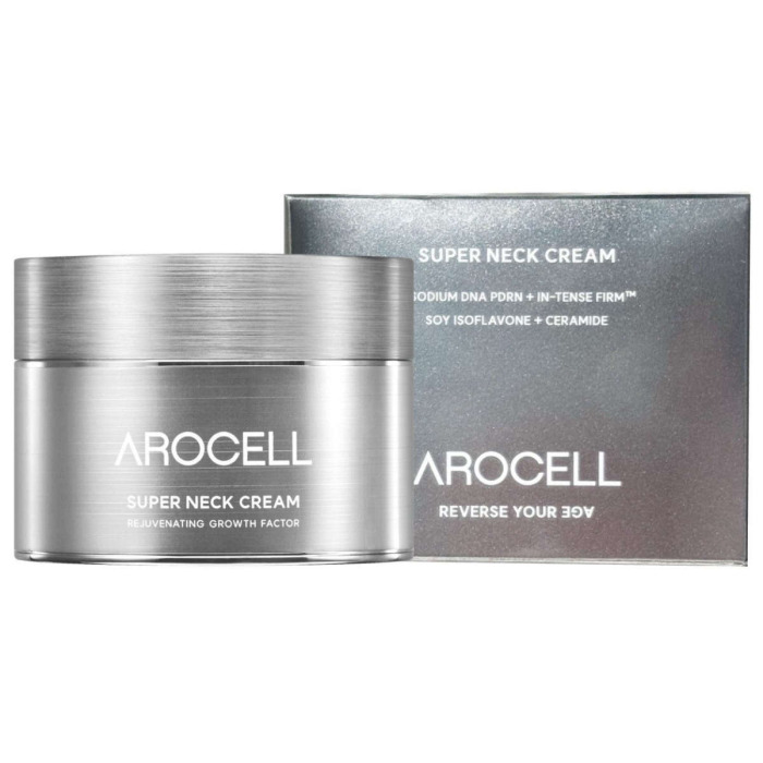 Регенерирующий Антивозрастной Крем с Полинуклеотидами и Изофлавонами AROCELL Super Neck Cream
