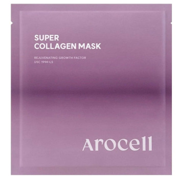 Гидрогелевая Маска с Коллагеном и Пептидами для Лифтинга и Увлажнения AROCELL Super Collagen Mask