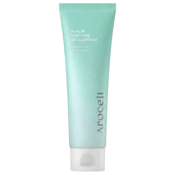 Успокаивающий Гель для Умывания с Пантенолом и Гиалуроновой Кислотой AROCELL Hyal B5 Soothing Gel Cleanser