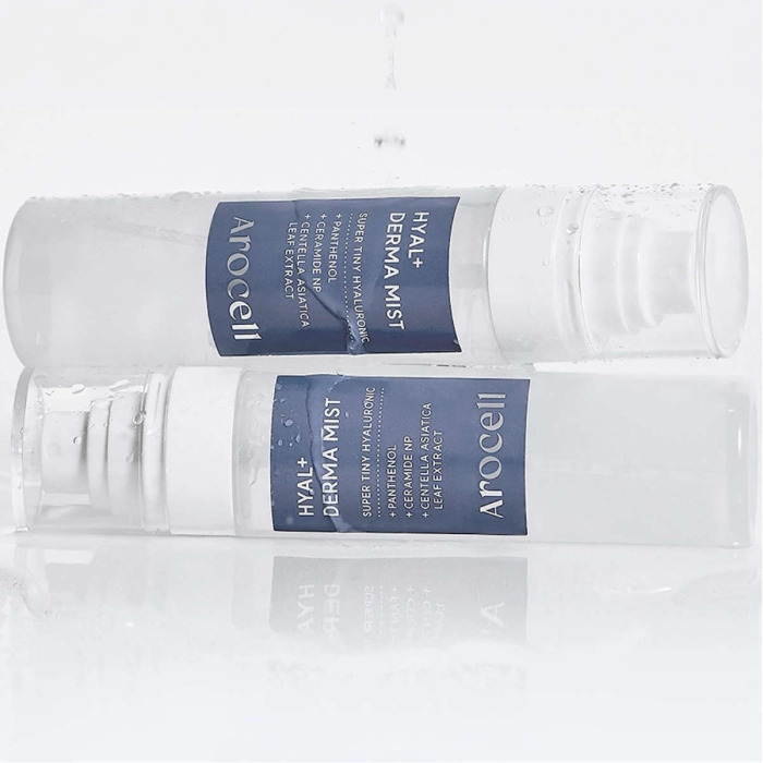 Увлажняющий Мист с Гиалуроновой Кислотой, Керамидами и Пантенолом AROCELL Hyal + Derma mist
