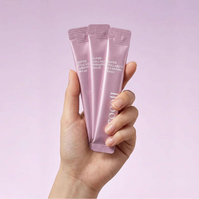 Маска-Пленка с Коллагеном для Увлажнения и Лифтинга AROCELL Super Collagen Wrapping Mask