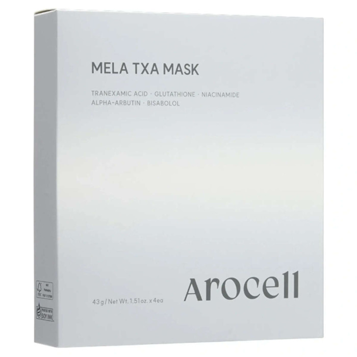 Гидрогелевая Маска с Транексамовой Кислотой, Глутатионом и Арбутином AROCELL Mela TXA Mask