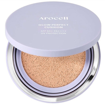 Тональный Кушон с Эффектом Сияния AROCELL Glow Perfect Cushion SPF 50+ PA++++, 15 г