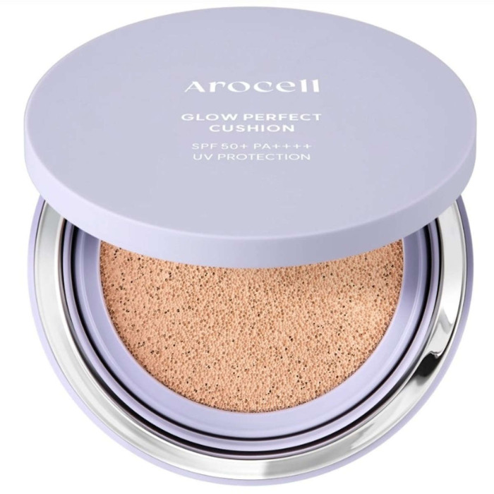 Тональный Кушон с Эффектом Сияния AROCELL Glow Perfect Cushion SPF 50+ PA++++, 15 г