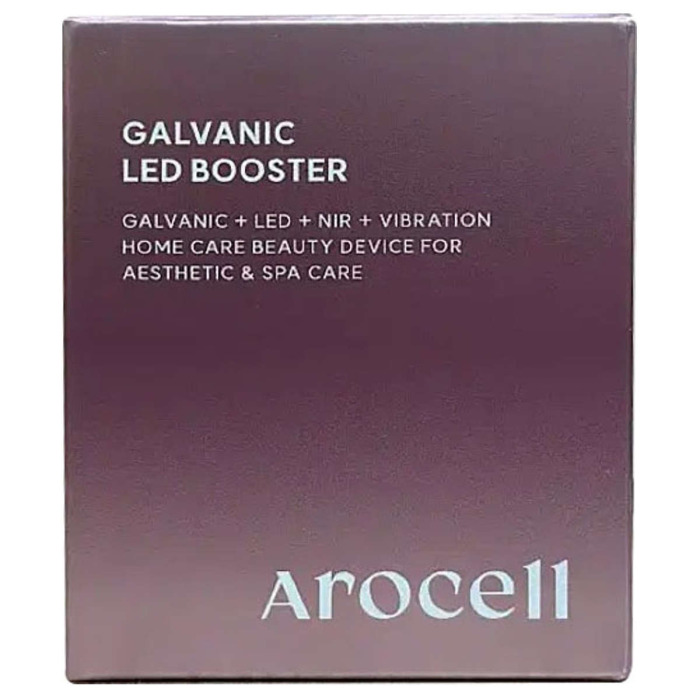 Гальванический Массажер с Функцией Светотерапии для Домашнего Ухода за Кожей AROCELL Galvanic LED Booster