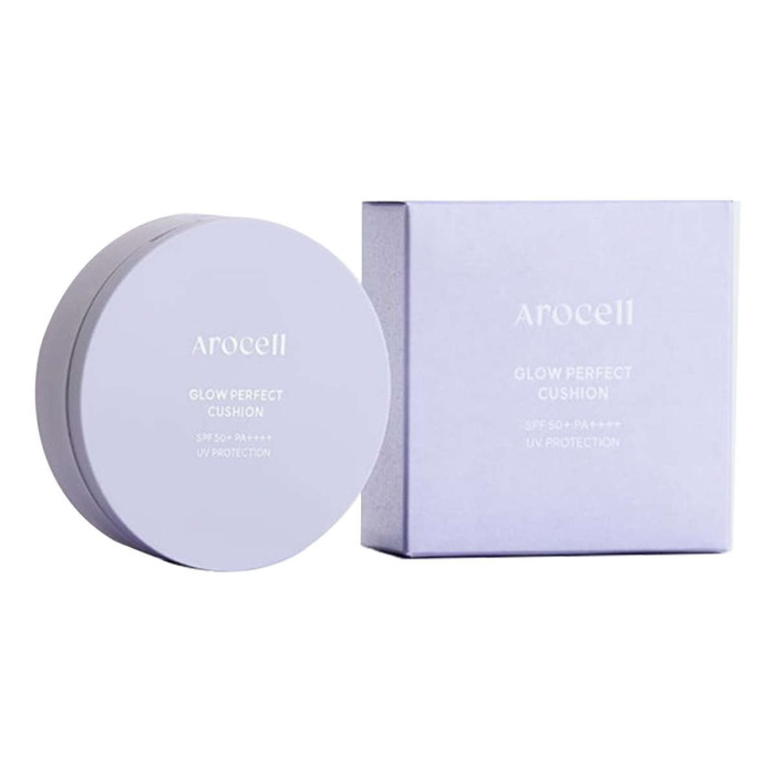 Тональный Кушон с Эффектом Сияния AROCELL Glow Perfect Cushion SPF 50+ PA++++, 15 г