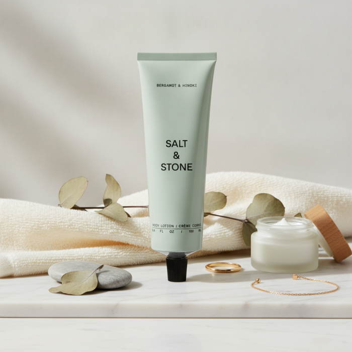 Увлажняющий Лосьон для Тела с Ароматом Бергамота и Хиноки Salt & Stone Body Lotion Bergamot & Hinoki