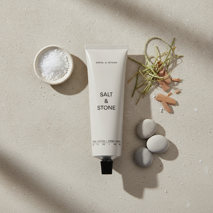 Увлажняющий Лосьон для Тела с Ароматом Сандалового Дерева и Ветивера Salt & Stone Body Lotion Santal & Vetiver